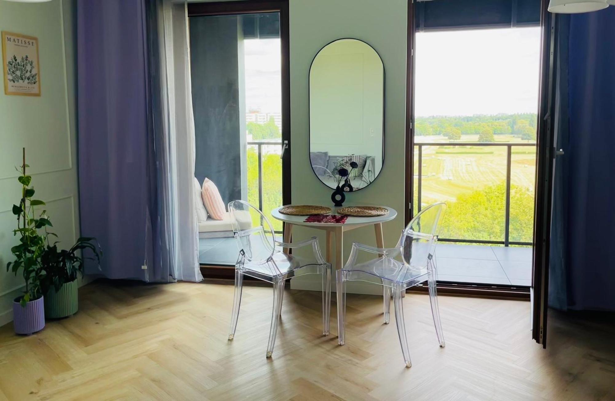 Warsaw Airport Wyscigi - City And Green View Apartment With Underground Garage Exterior foto